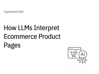 How LLMs Interpret Ecommerce Product Pages